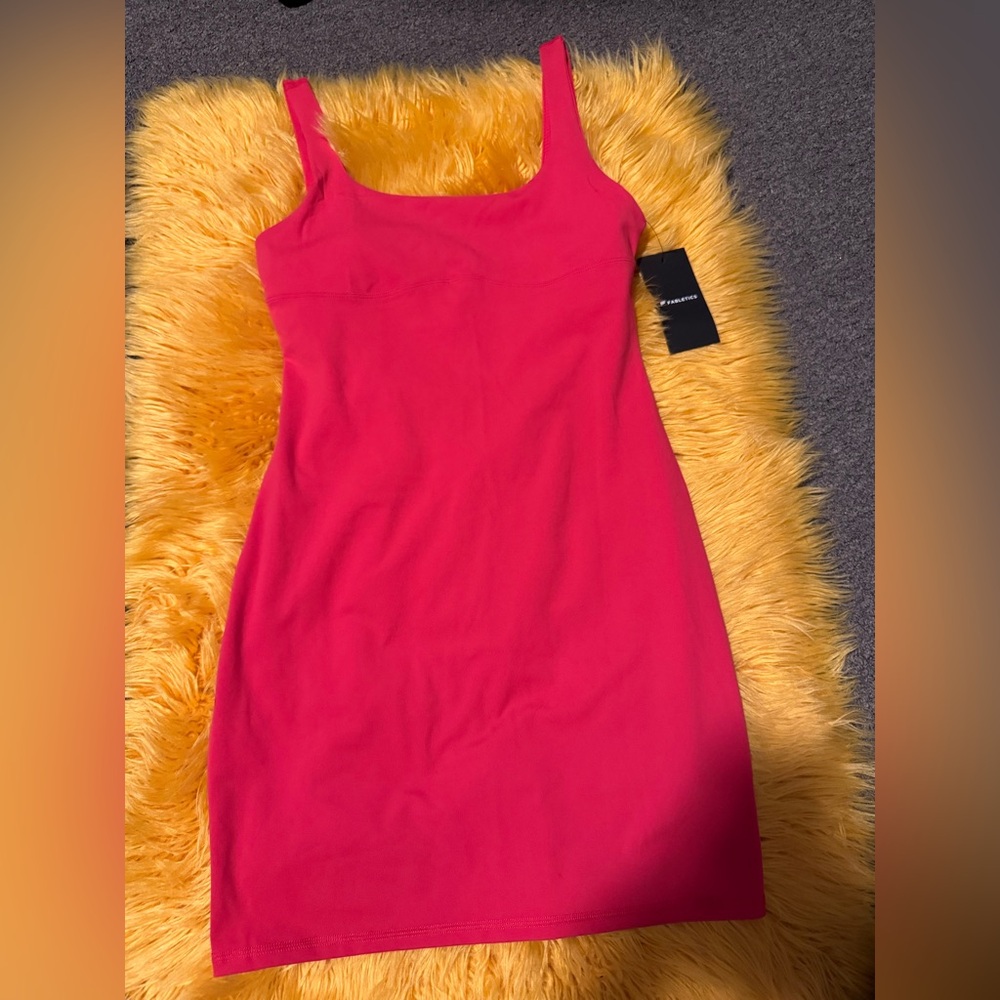 Fabletics Vibrant Pink Midi Dress